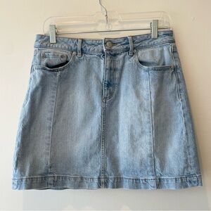 LOFT Light Blue Denim Skirt Size 7